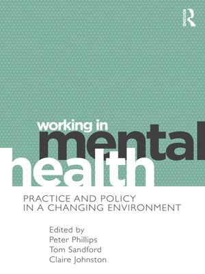 cover image of Working in Mental Health